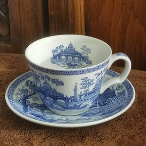 Spode Blue Room Collection Teacup and Saucer